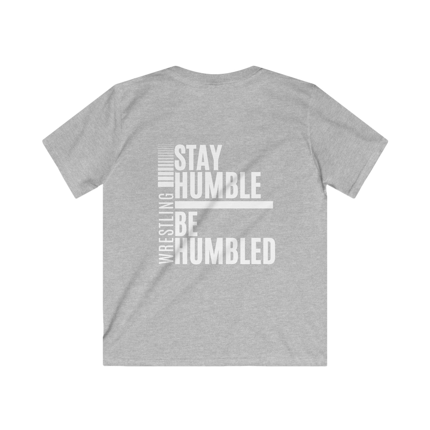 Kids Softstyle Tee - 'Stay Humble, Be Humbled' Wrestling Graphic Shirt