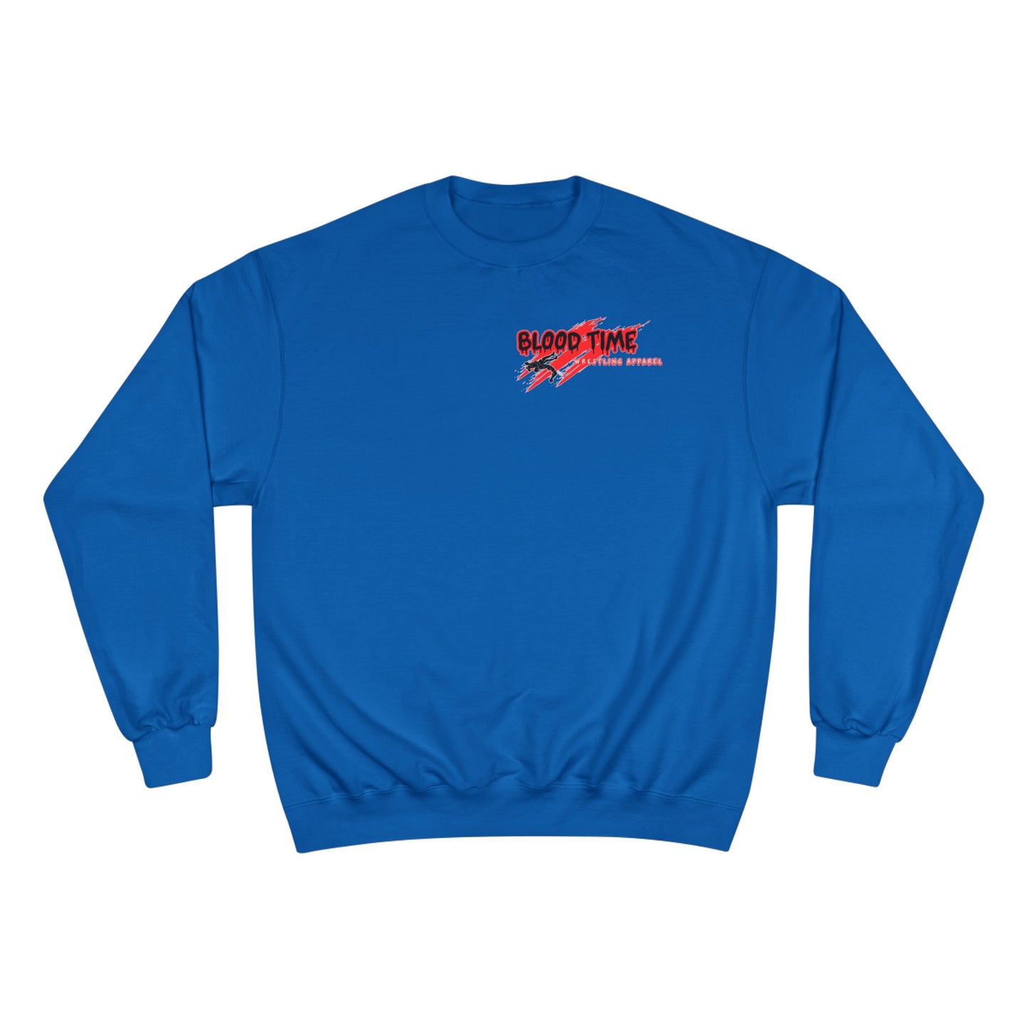 Blood Time Champion Sweatshirt - Graphic Streetwear for Fitness Enthusiasts