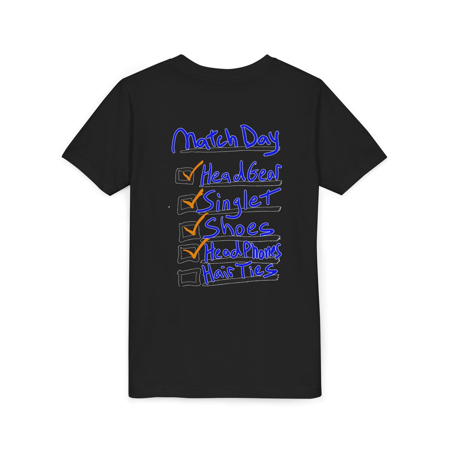 Youth Short Sleeve Tee - Blood Time Match Day Checklist Tee