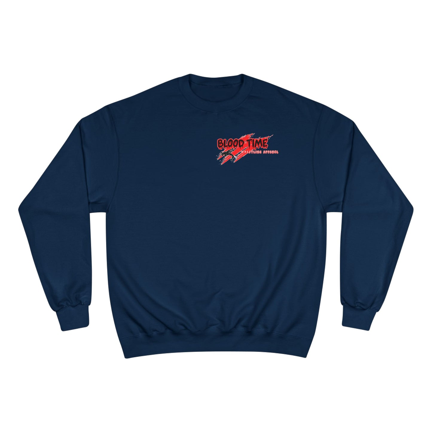 Blood Time Champion Sweatshirt - Graphic Streetwear for Fitness Enthusiasts