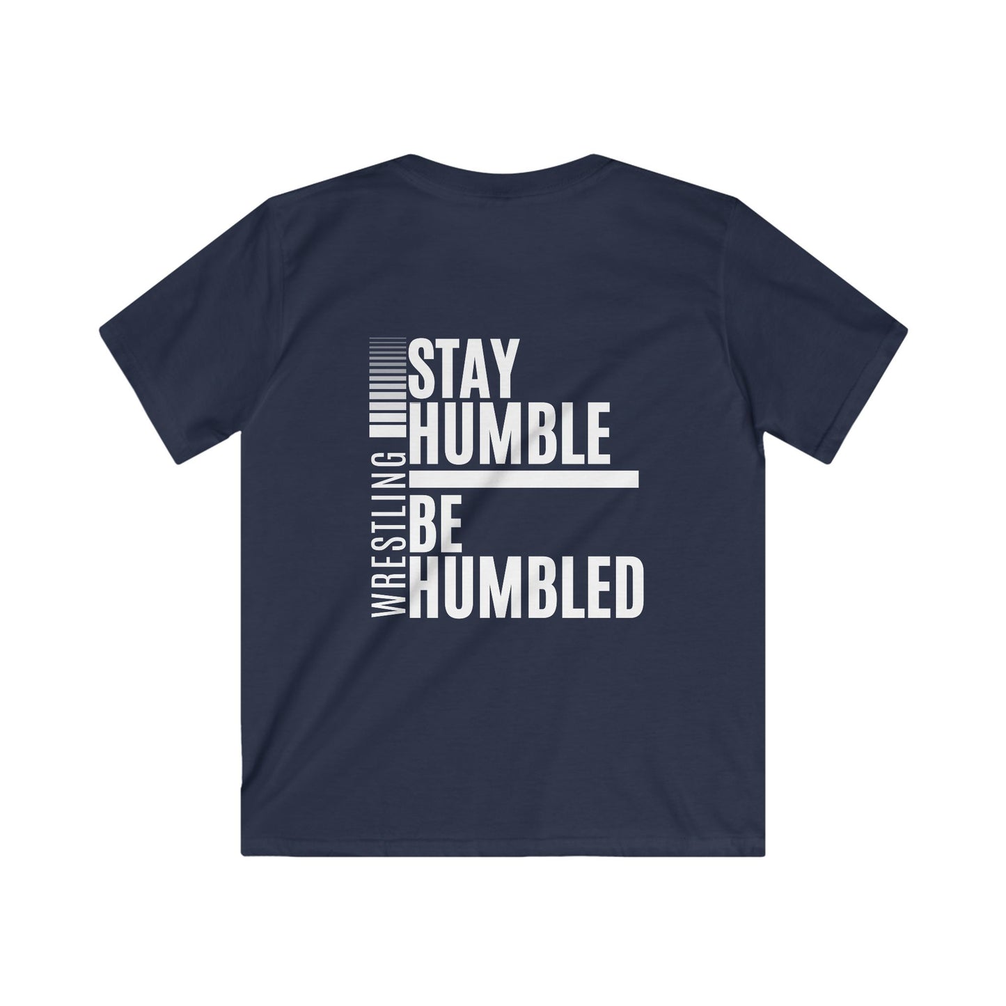 Kids Softstyle Tee - 'Stay Humble, Be Humbled' Wrestling Graphic Shirt