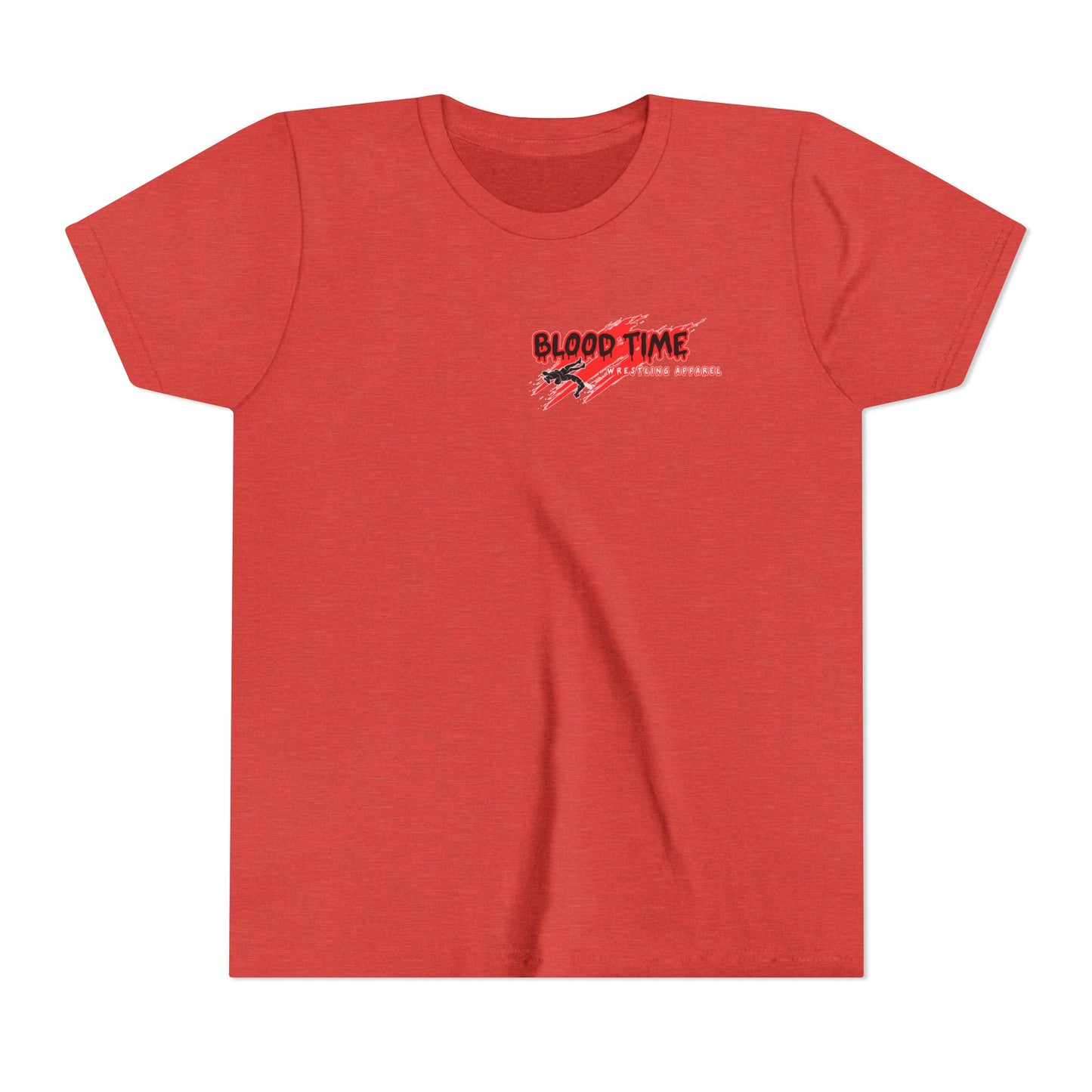 Youth Short Sleeve Tee - "Blood Time" Motivational T-Shirt for Kids