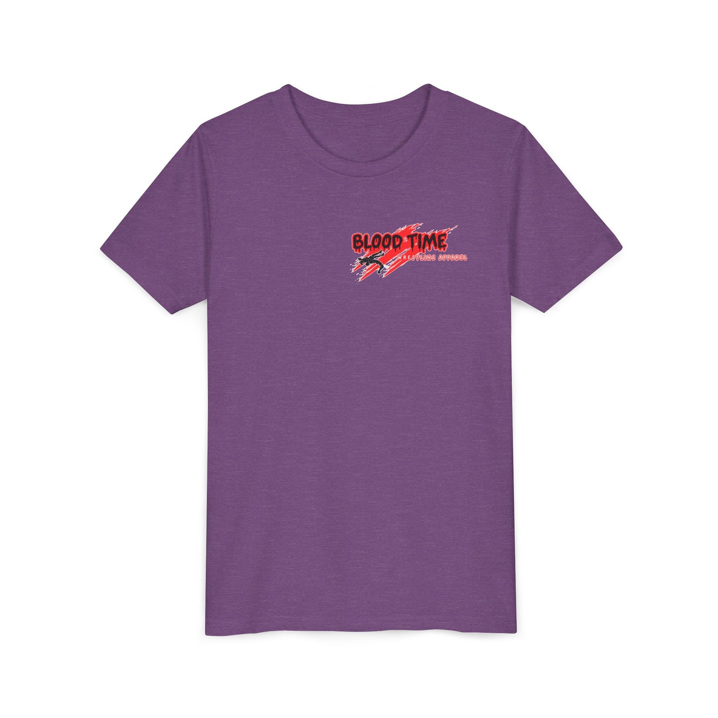 Youth Short Sleeve Tee - "Blood Time" Motivational T-Shirt for Kids