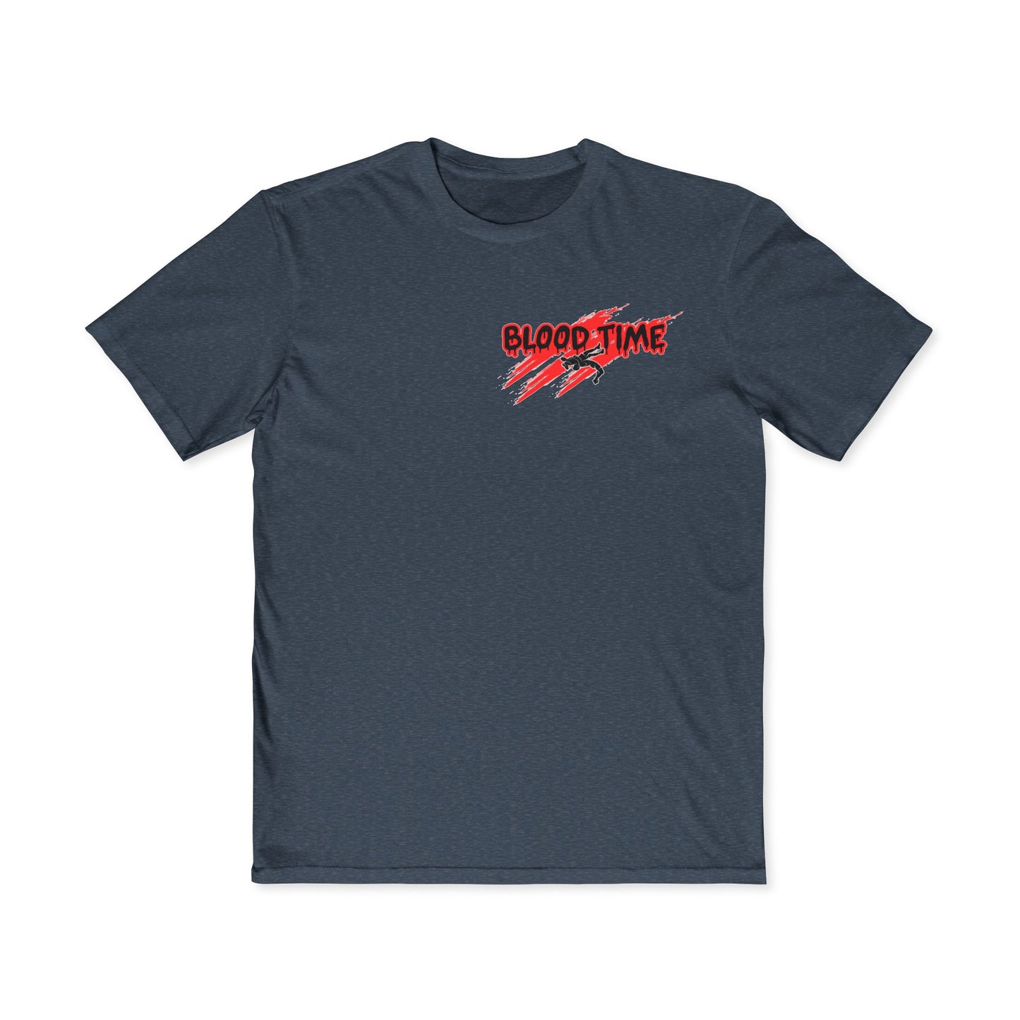 Men's Wrestling Tee - 'Blood Time' Graphic Shirt