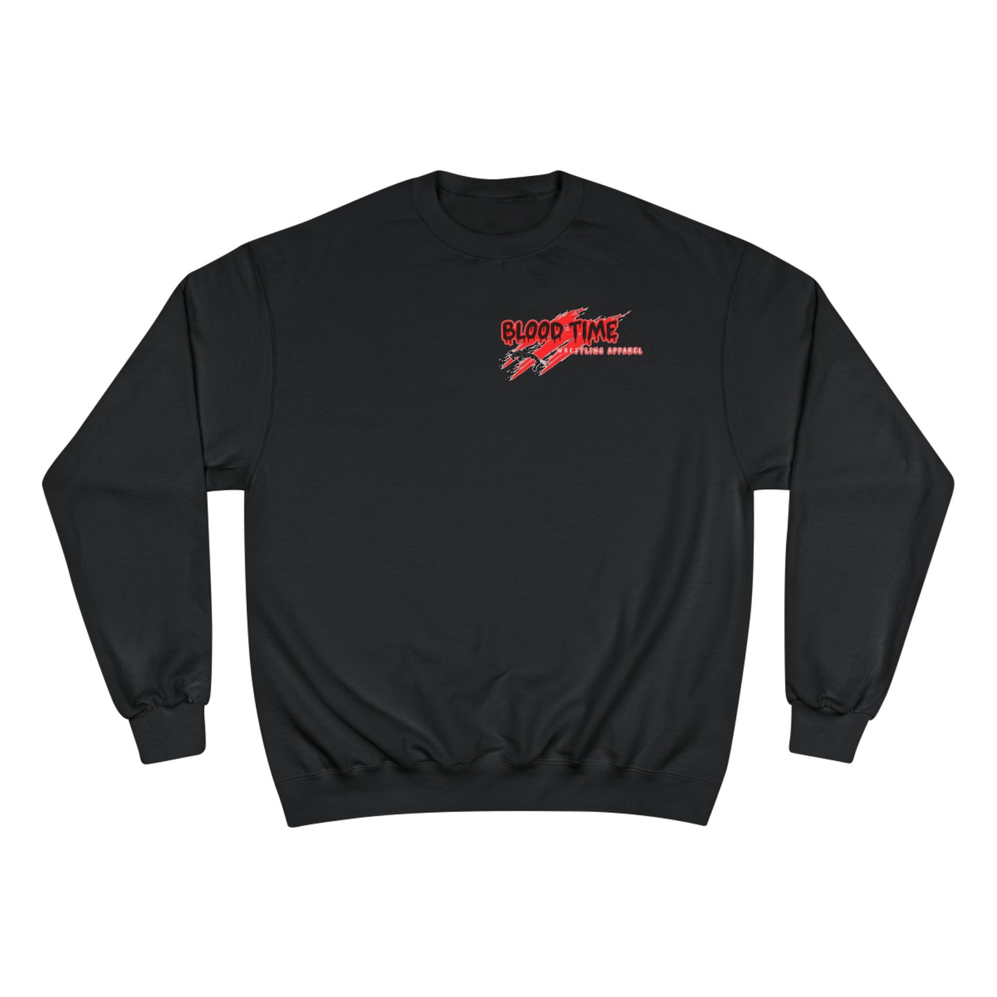 Blood Time Champion Sweatshirt - Graphic Streetwear for Fitness Enthusiasts