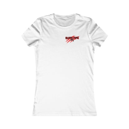 Empowering Women's Favorite Tee - 'Blood Time' Graphic Shirt for Strength and Unity