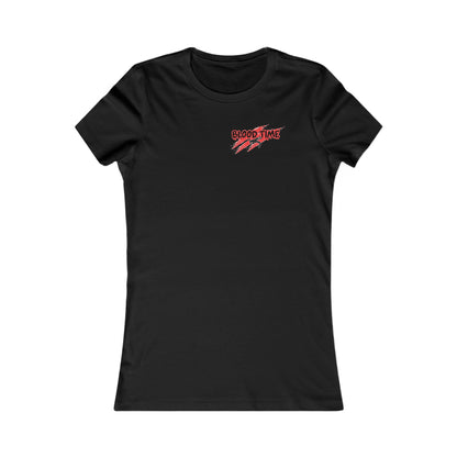 Empowering Women's Favorite Tee - 'Blood Time' Graphic Shirt for Strength and Unity