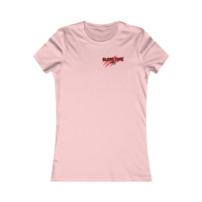 Empowering Women's Favorite Tee - 'Blood Time' Graphic Shirt for Strength and Unity