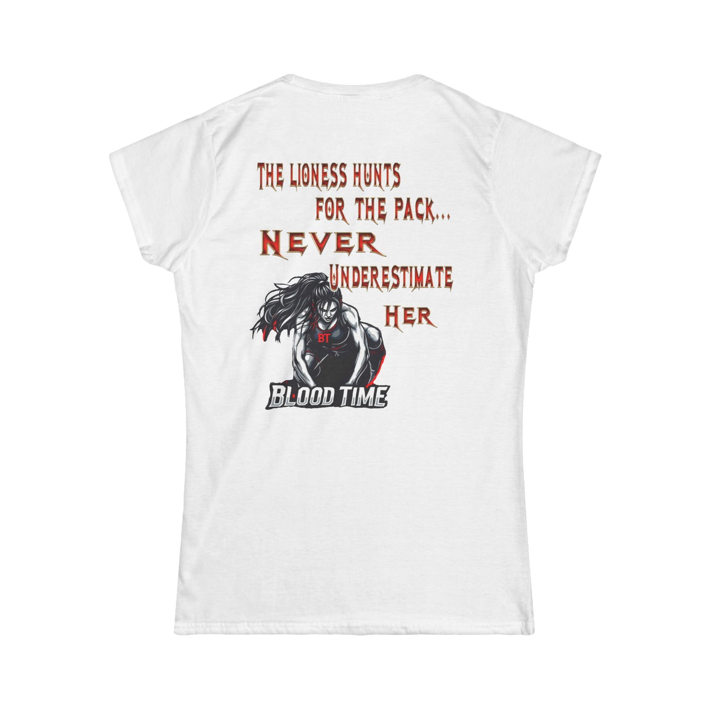 Fierce Women's Graphic Tee - 'Blood Time' Design