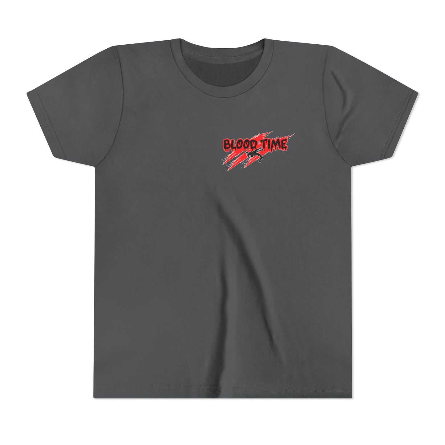 Youth Short Sleeve Tee - 'Blood Time' Graphic T-Shirt for Empowerment & Activism