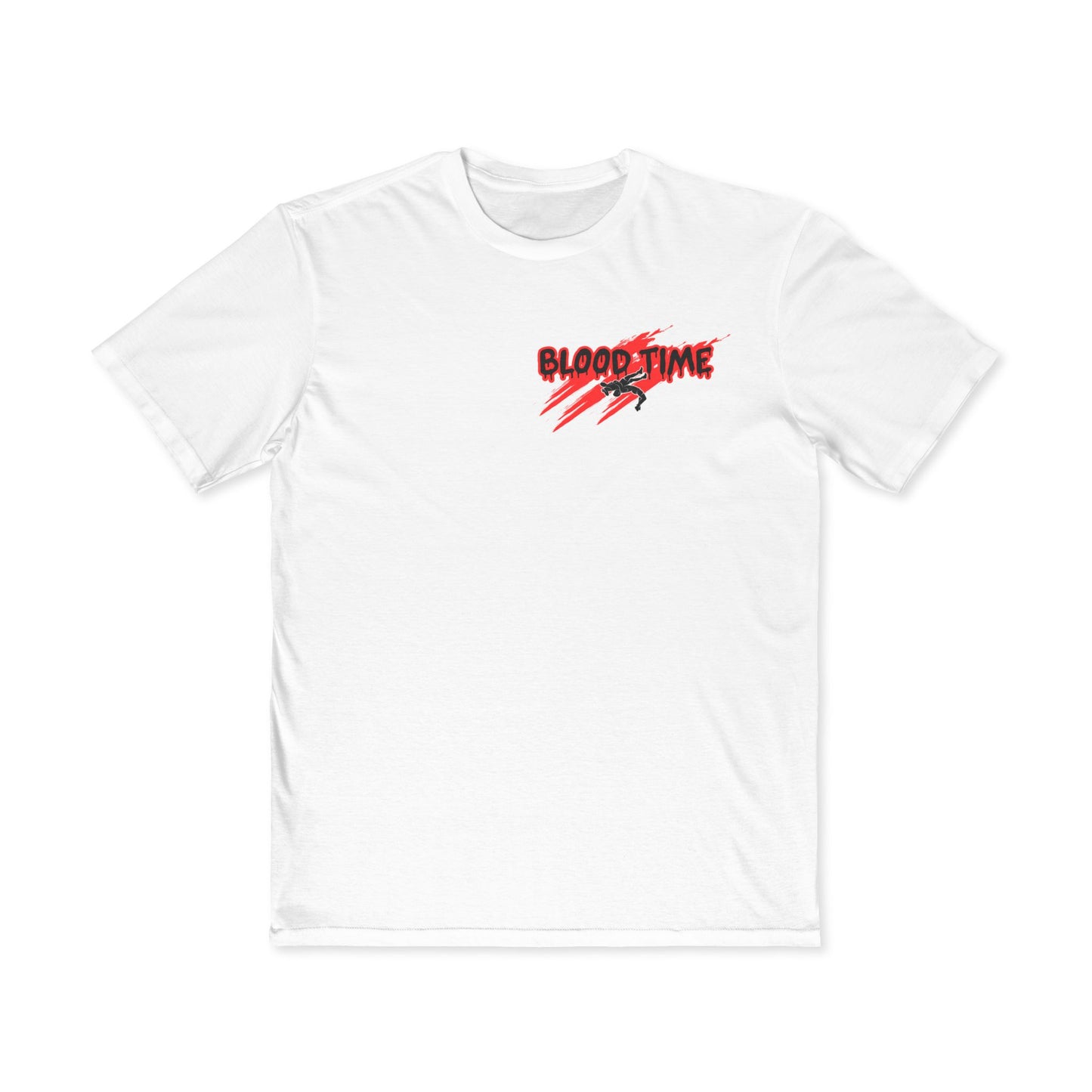 Men's Wrestling Tee - 'Blood Time' Graphic Shirt