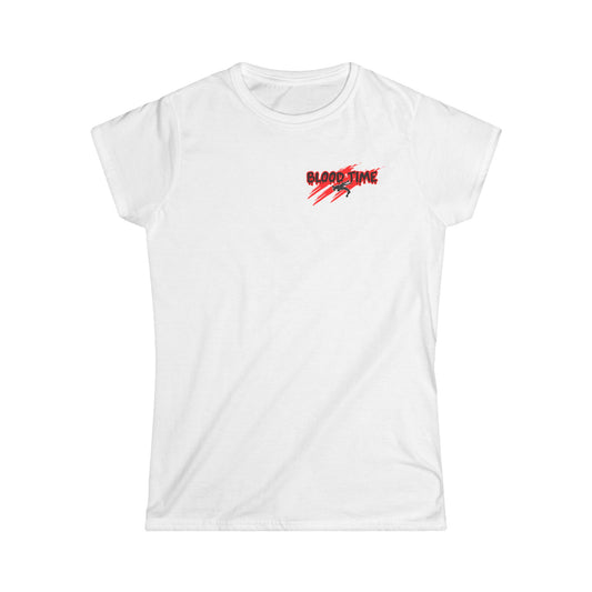 Fierce Women's Graphic Tee - 'Blood Time' Design