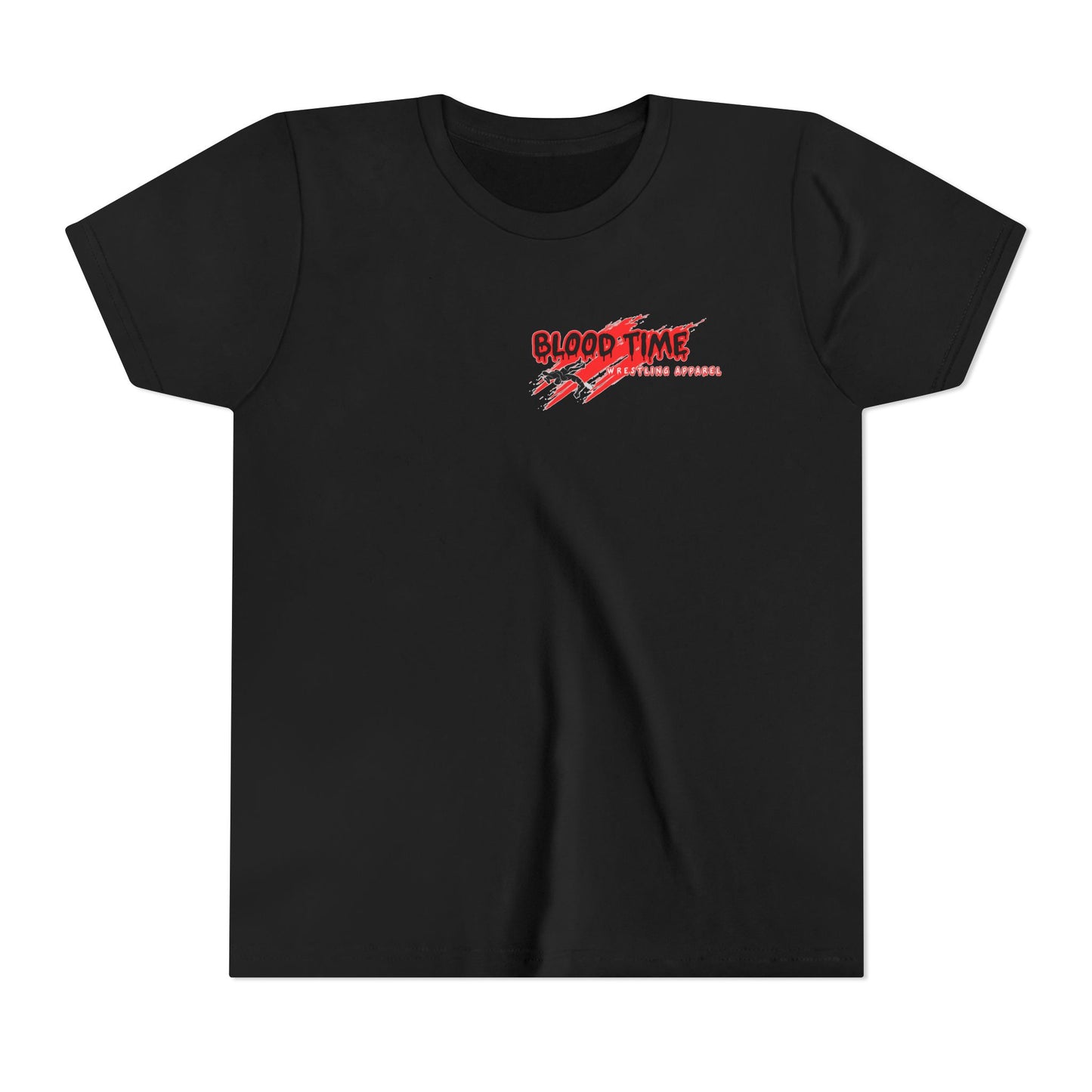 Youth Short Sleeve Tee - "Blood Time" Motivational T-Shirt for Kids