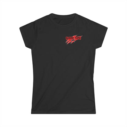 Fierce Women's Graphic Tee - 'Blood Time' Design