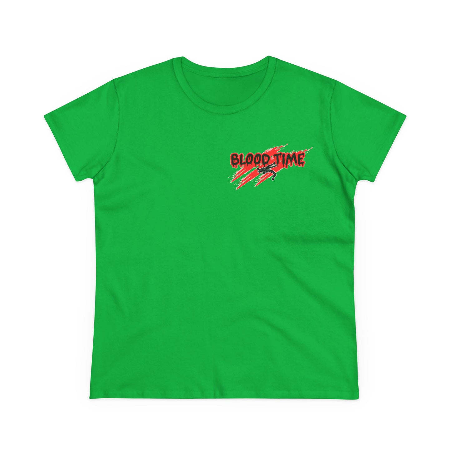 Blood Time Women's Cotton Tee - Perfect for Match Day Enthusiasts