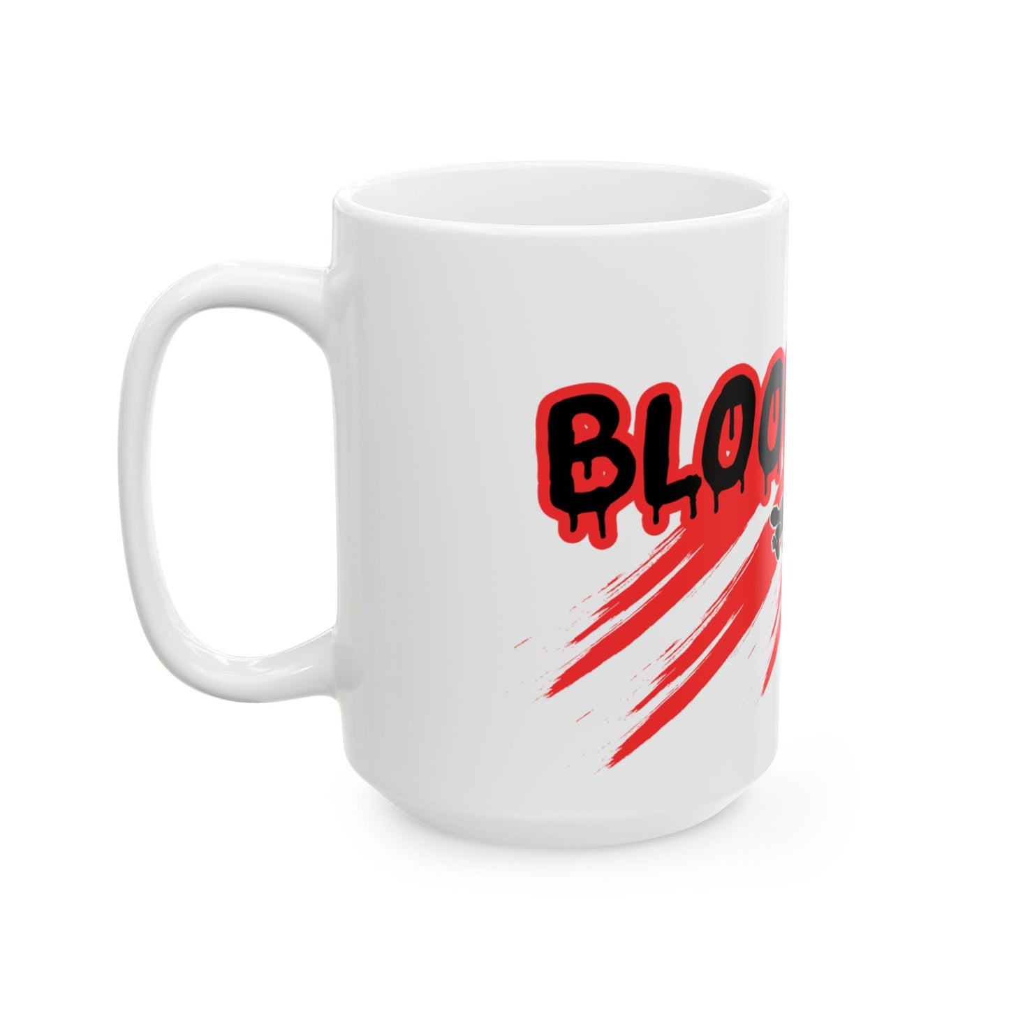 Blood Time Ceramic Mug - Perfect for Horror Fans | 11oz & 15oz Options