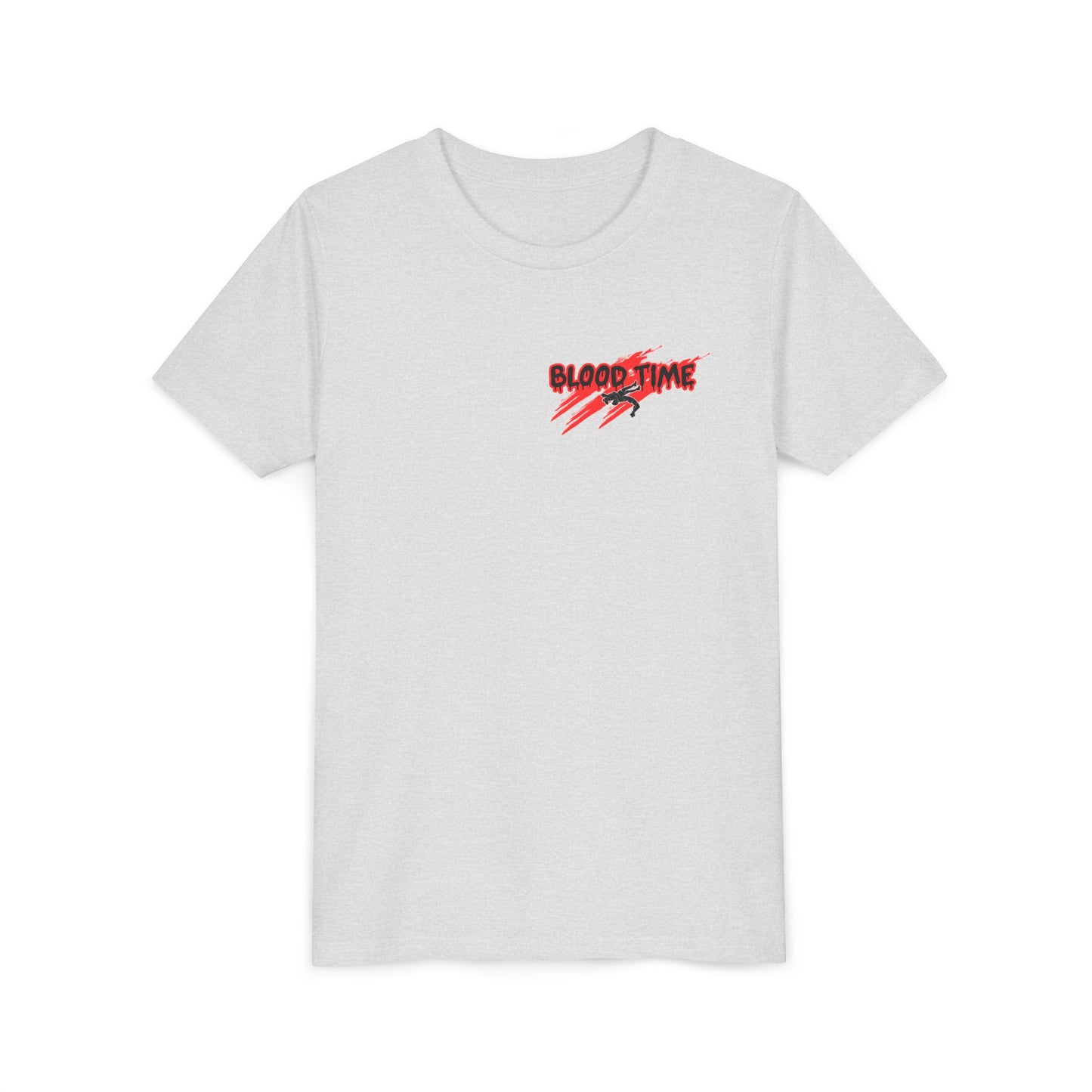 Youth Short Sleeve Tee - 'Blood Time' Graphic T-Shirt for Empowerment & Activism