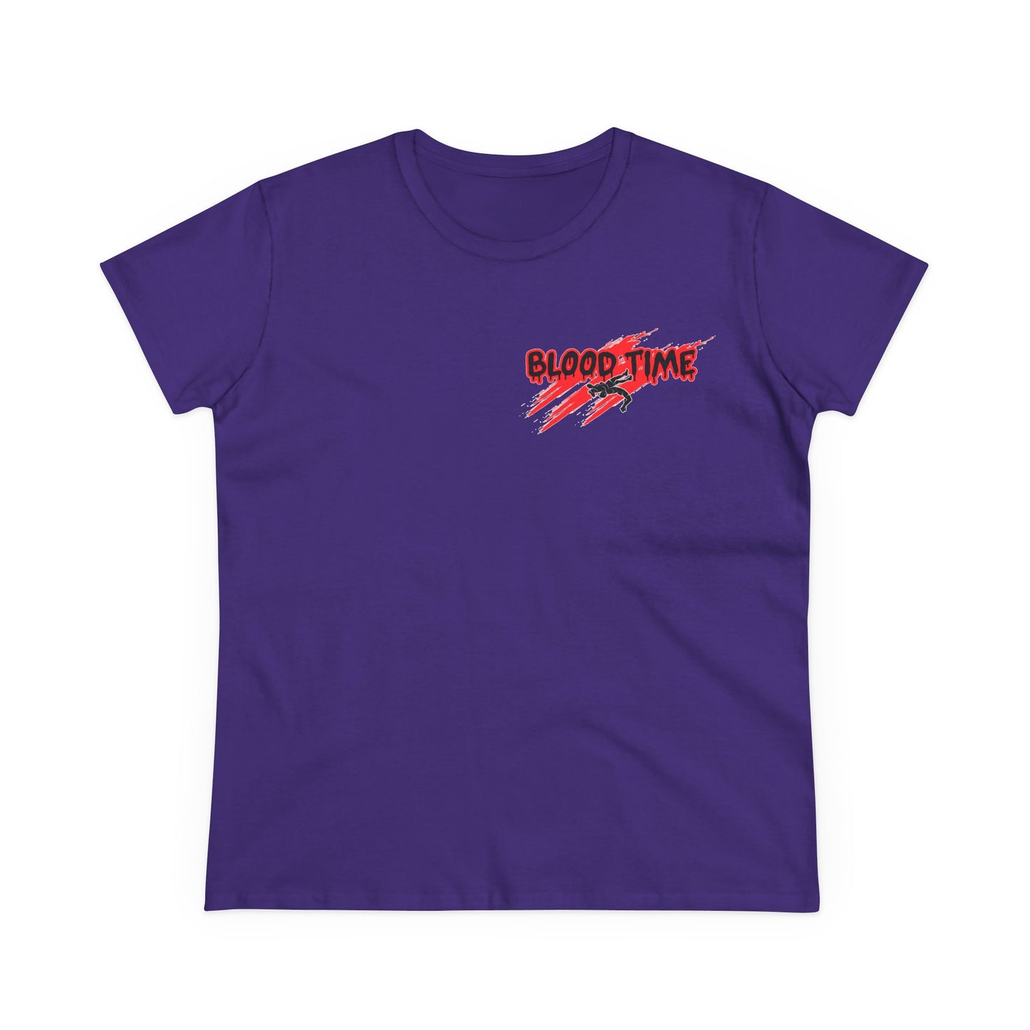 Blood Time Women's Cotton Tee - Perfect for Match Day Enthusiasts