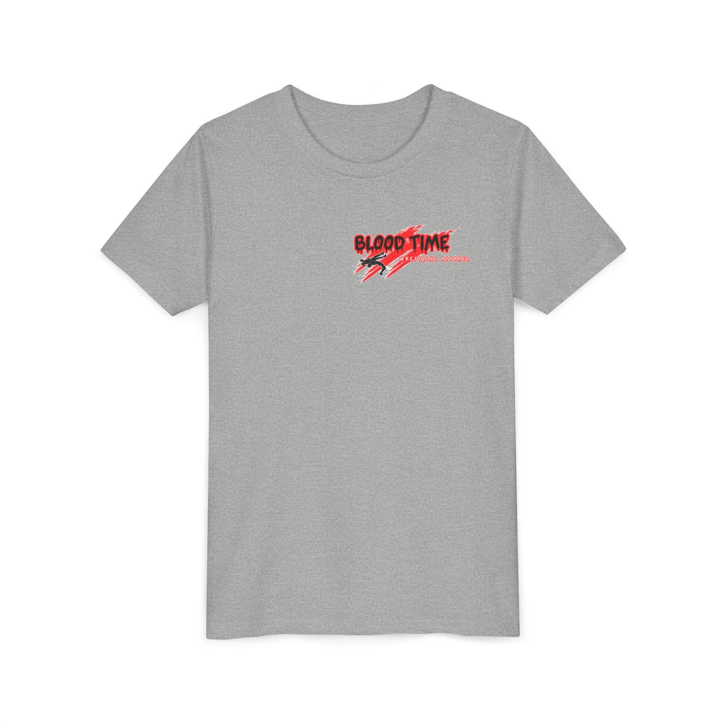 Youth Short Sleeve Tee - "Blood Time" Motivational T-Shirt for Kids