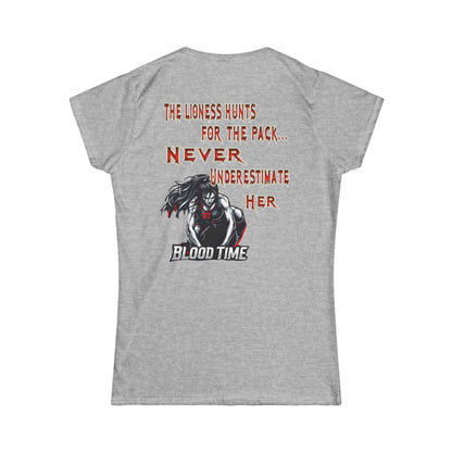 Fierce Women's Graphic Tee - 'Blood Time' Design