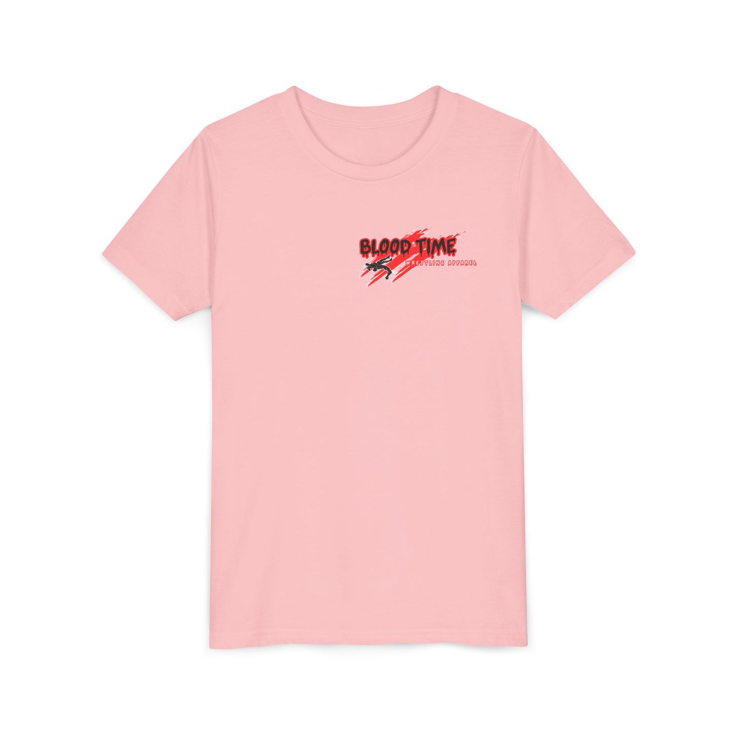 Youth Short Sleeve Tee - "Blood Time" Motivational T-Shirt for Kids