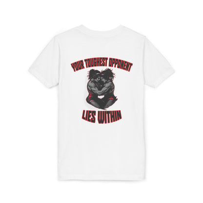 Youth Short Sleeve Tee - "Blood Time" Motivational T-Shirt for Kids