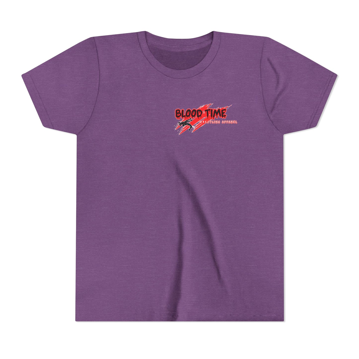 Youth Short Sleeve Tee - "Blood Time" Motivational T-Shirt for Kids