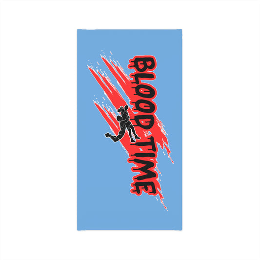 Sporty Lightweight Neck Gaiter - 'Blood Time' Design for Active Living