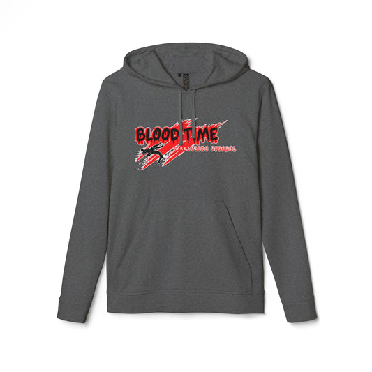 Adidas Unisex Fleece Hoodie - 'Blood Time' Casual Streetwear