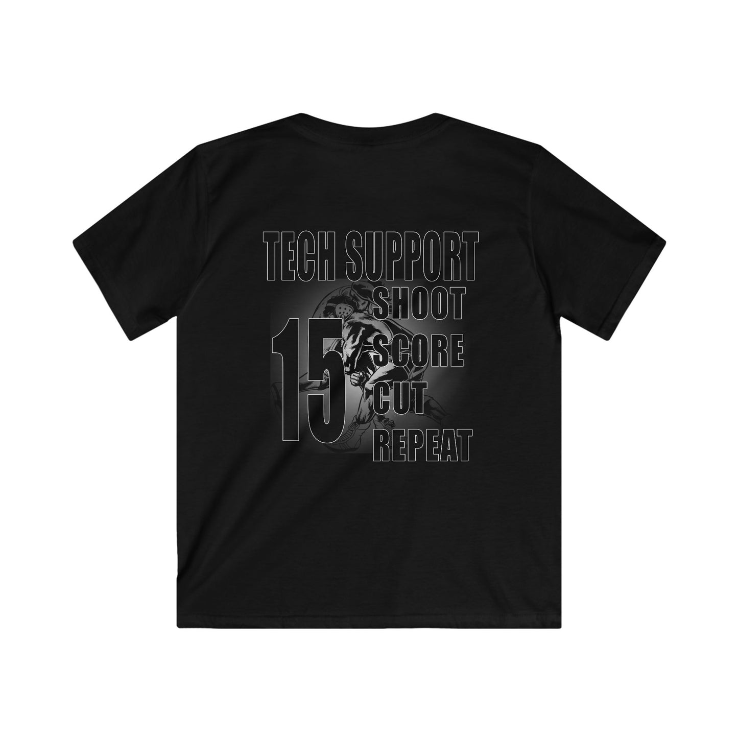 Kids Wrestling Shirt, Techfall