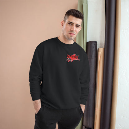 Blood Time Champion Sweatshirt - Graphic Streetwear for Fitness Enthusiasts