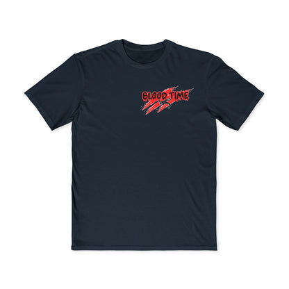 Men's Wrestling Tee - 'Blood Time' Graphic Shirt