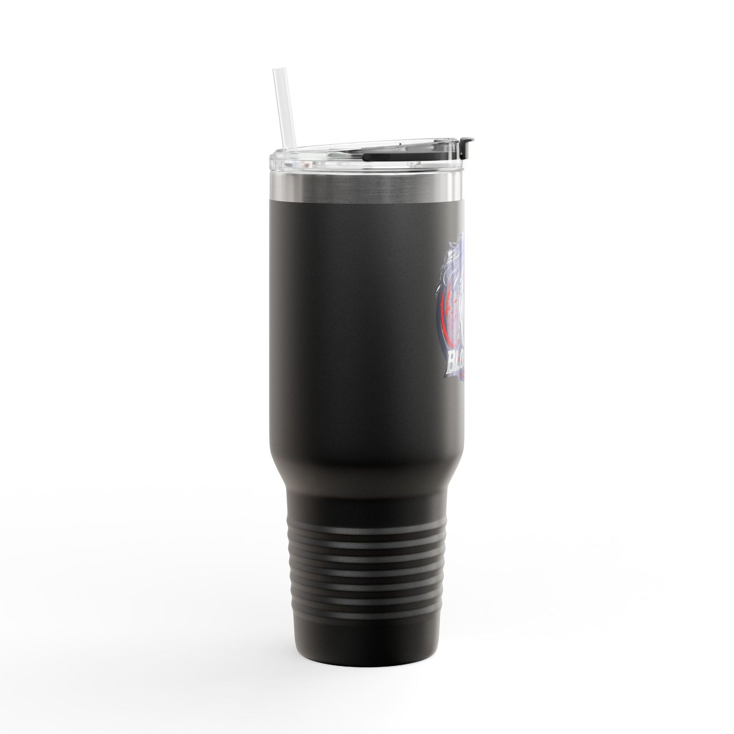 40oz Insulated Travel Mug - 'Blood Time' Design for Coffee Lovers