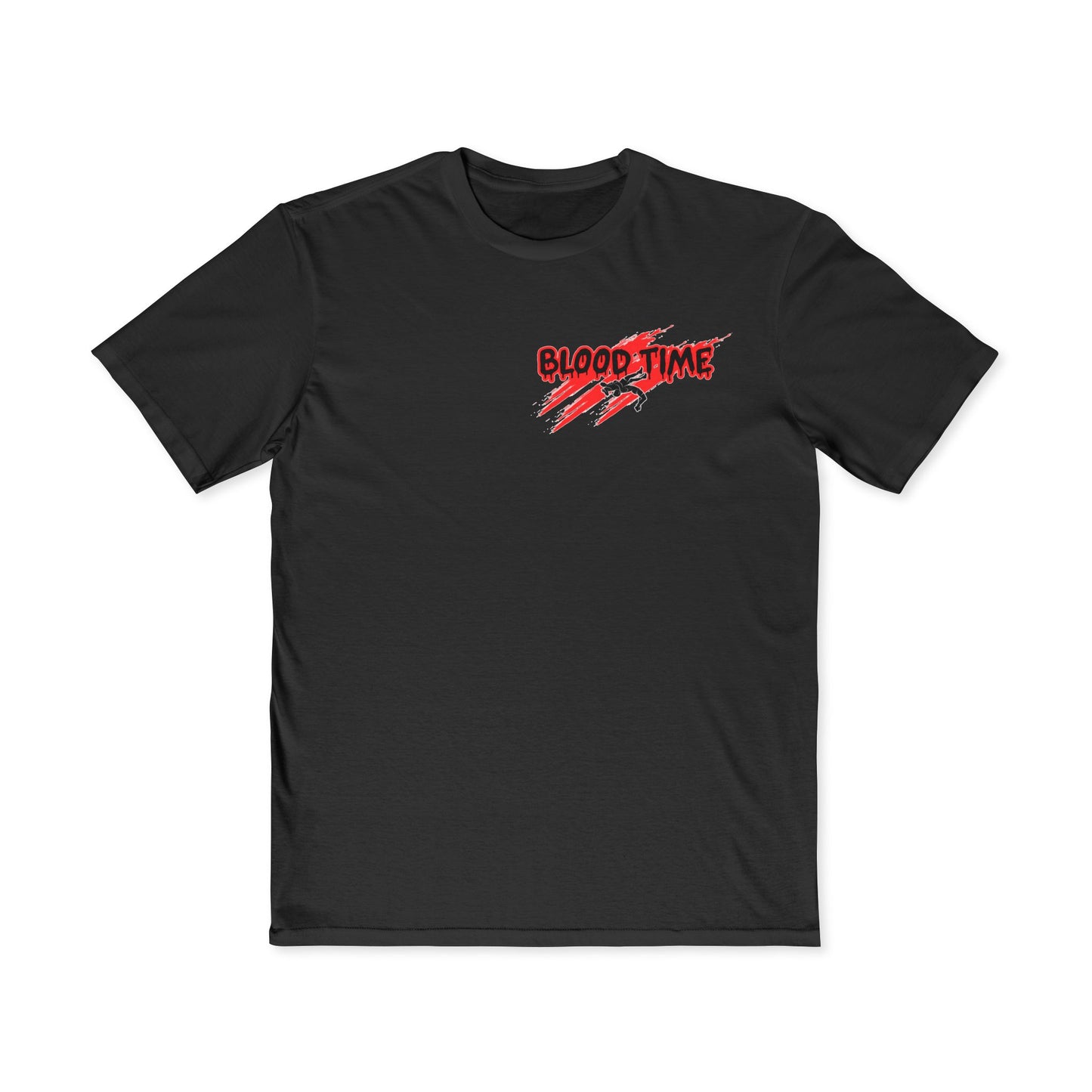 Men's Wrestling Tee - 'Blood Time' Graphic Shirt