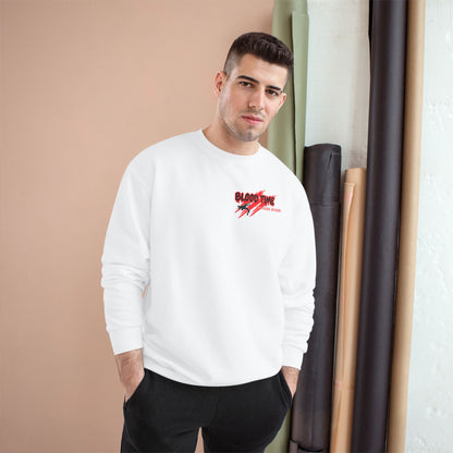 Blood Time Champion Sweatshirt - Graphic Streetwear for Fitness Enthusiasts