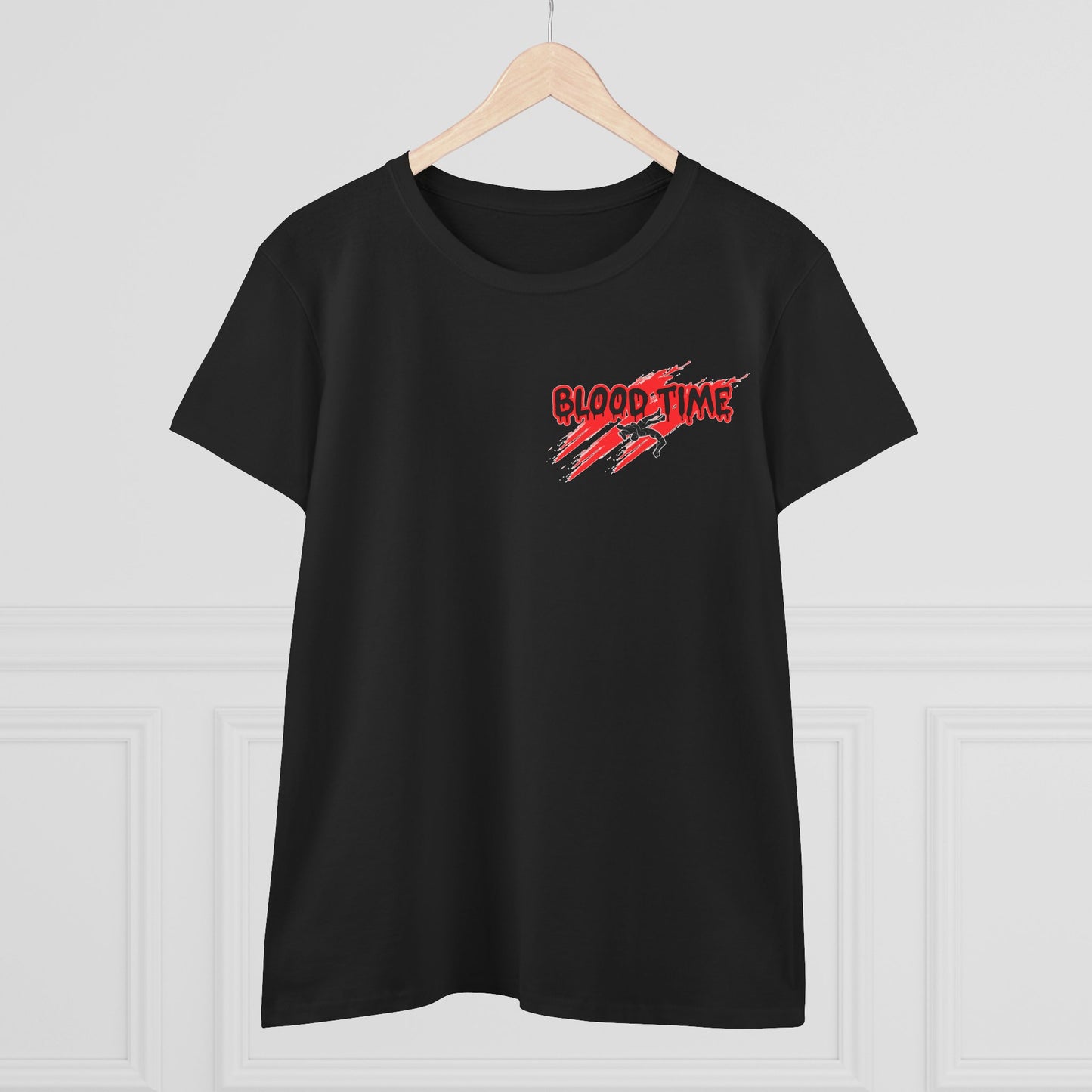 Blood Time Women's Cotton Tee - Perfect for Match Day Enthusiasts