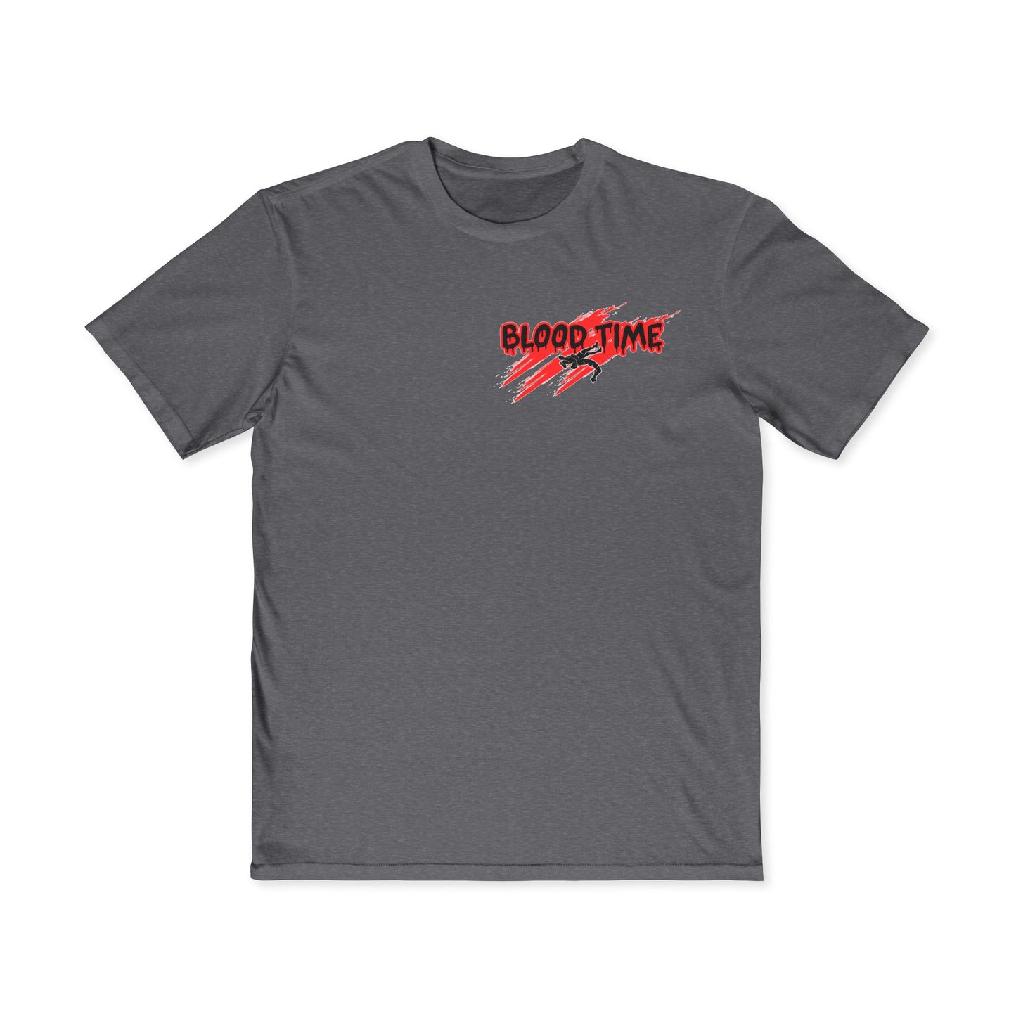 Men's Wrestling Tee - 'Blood Time' Graphic Shirt