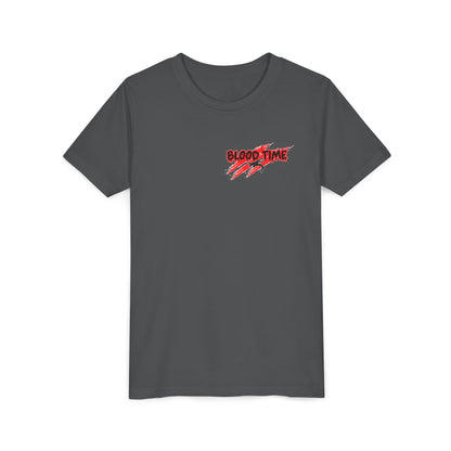 Youth Short Sleeve Tee - 'Blood Time' Graphic T-Shirt for Empowerment & Activism