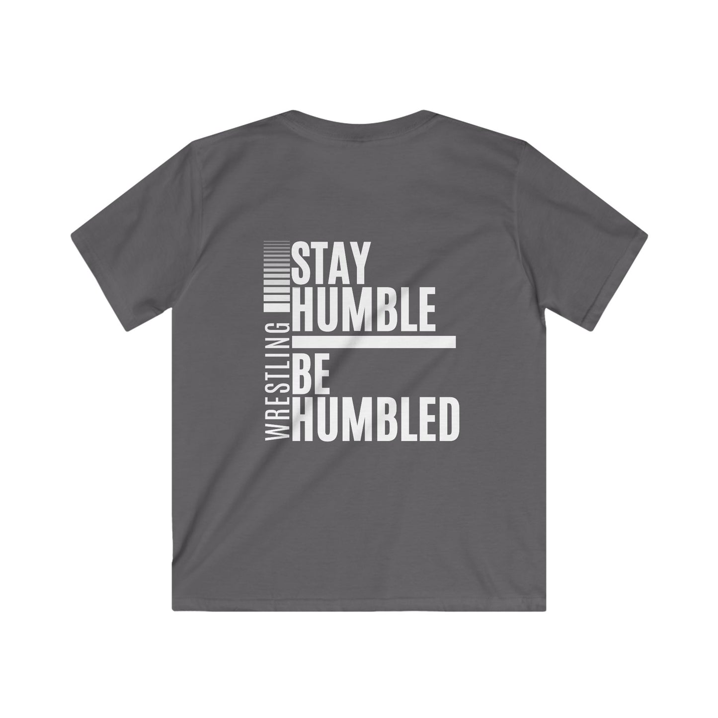 Kids Softstyle Tee - 'Stay Humble, Be Humbled' Wrestling Graphic Shirt