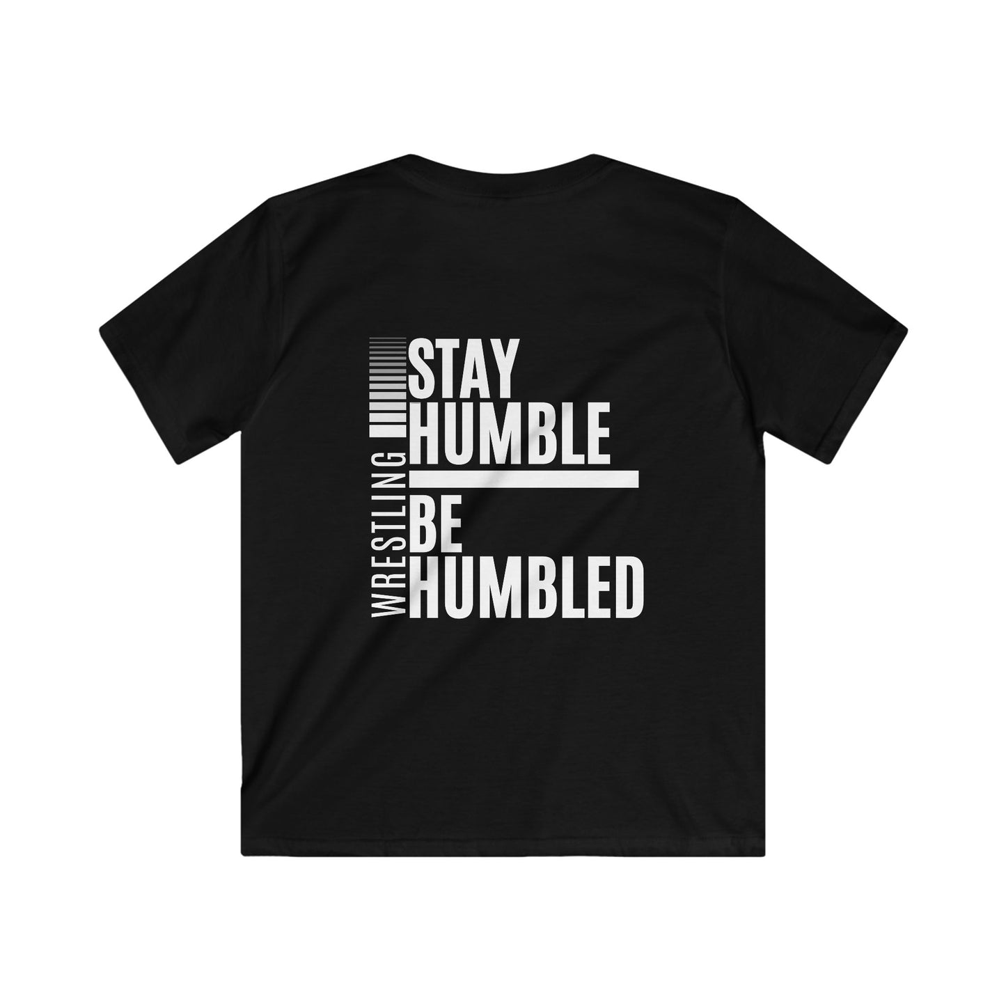 Kids Softstyle Tee - 'Stay Humble, Be Humbled' Wrestling Graphic Shirt