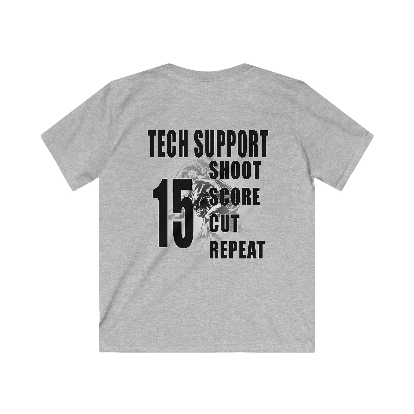 Kids Wrestling Shirt, Techfall