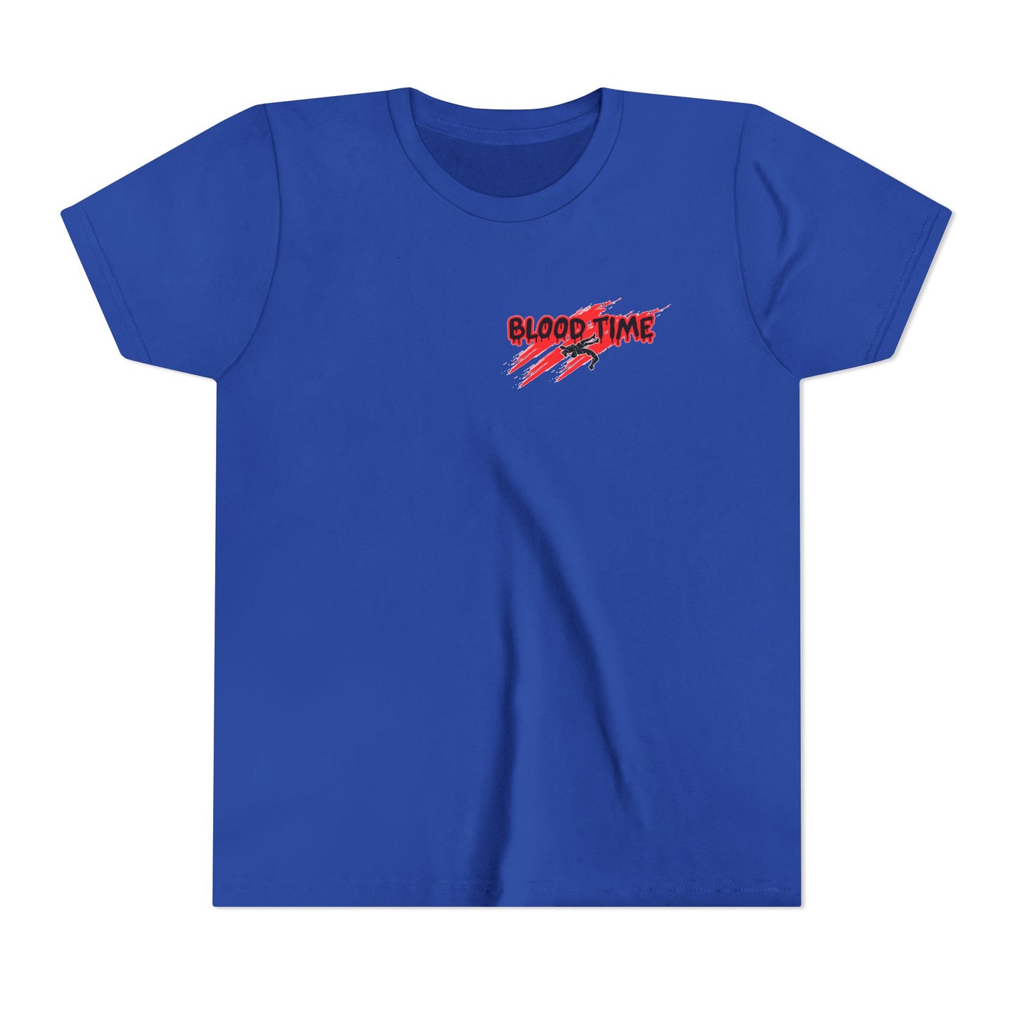 Youth Short Sleeve Tee - 'Blood Time' Graphic T-Shirt for Empowerment & Activism