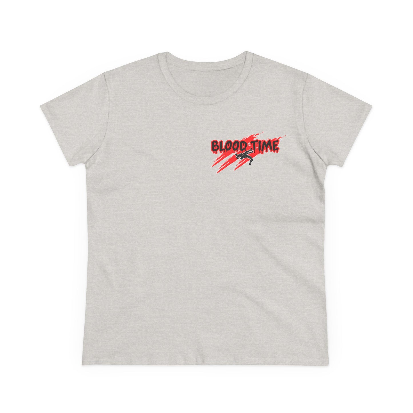 Blood Time Women's Cotton Tee - Perfect for Match Day Enthusiasts