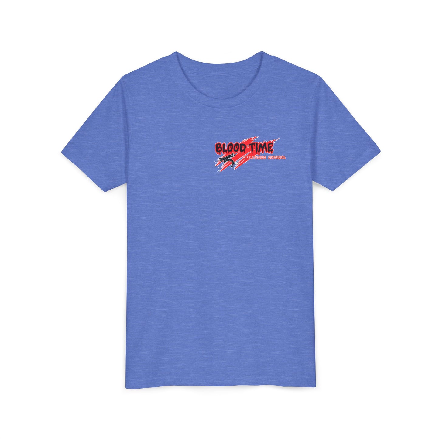 Youth Short Sleeve Tee - "Blood Time" Motivational T-Shirt for Kids